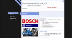 Desktop Screenshot of mzmotors.com