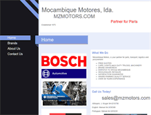 Tablet Screenshot of mzmotors.com